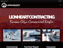 Tablet Screenshot of lionheartkc.com